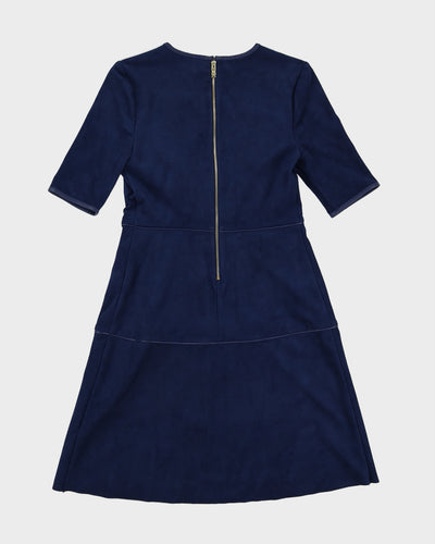 Guess Blue Faux Suede Dress - XS