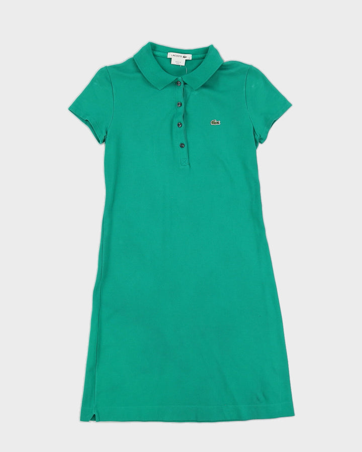 Lacoste Green Polo Dress - S Rokit Lacoste Green Polo Dress - S Rokit
