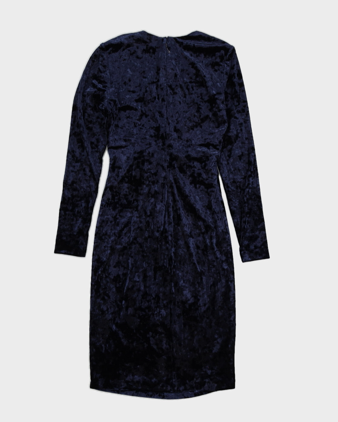 velvet calvin klein dress Calvin Klein Blue Velvet Dress