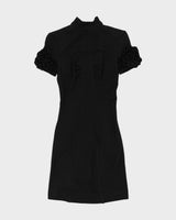 D &amp; G Black Knitted Jersey Dress - XS