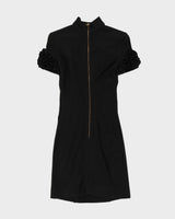 D &amp; G Black Knitted Jersey Dress - XS