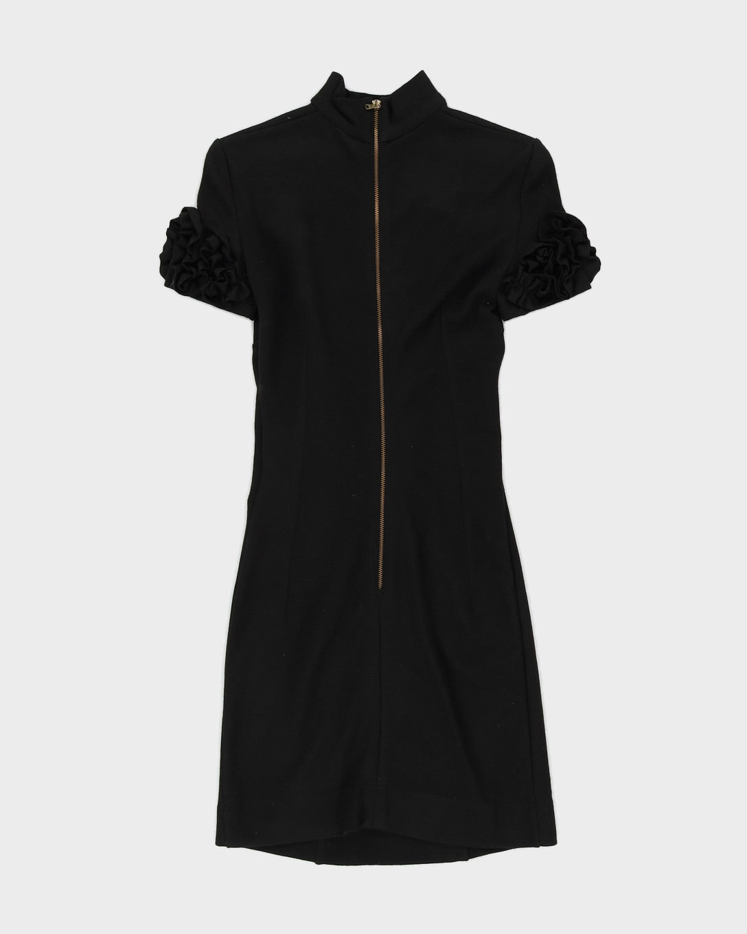 D & G Black Knitted Jersey Dress - XS