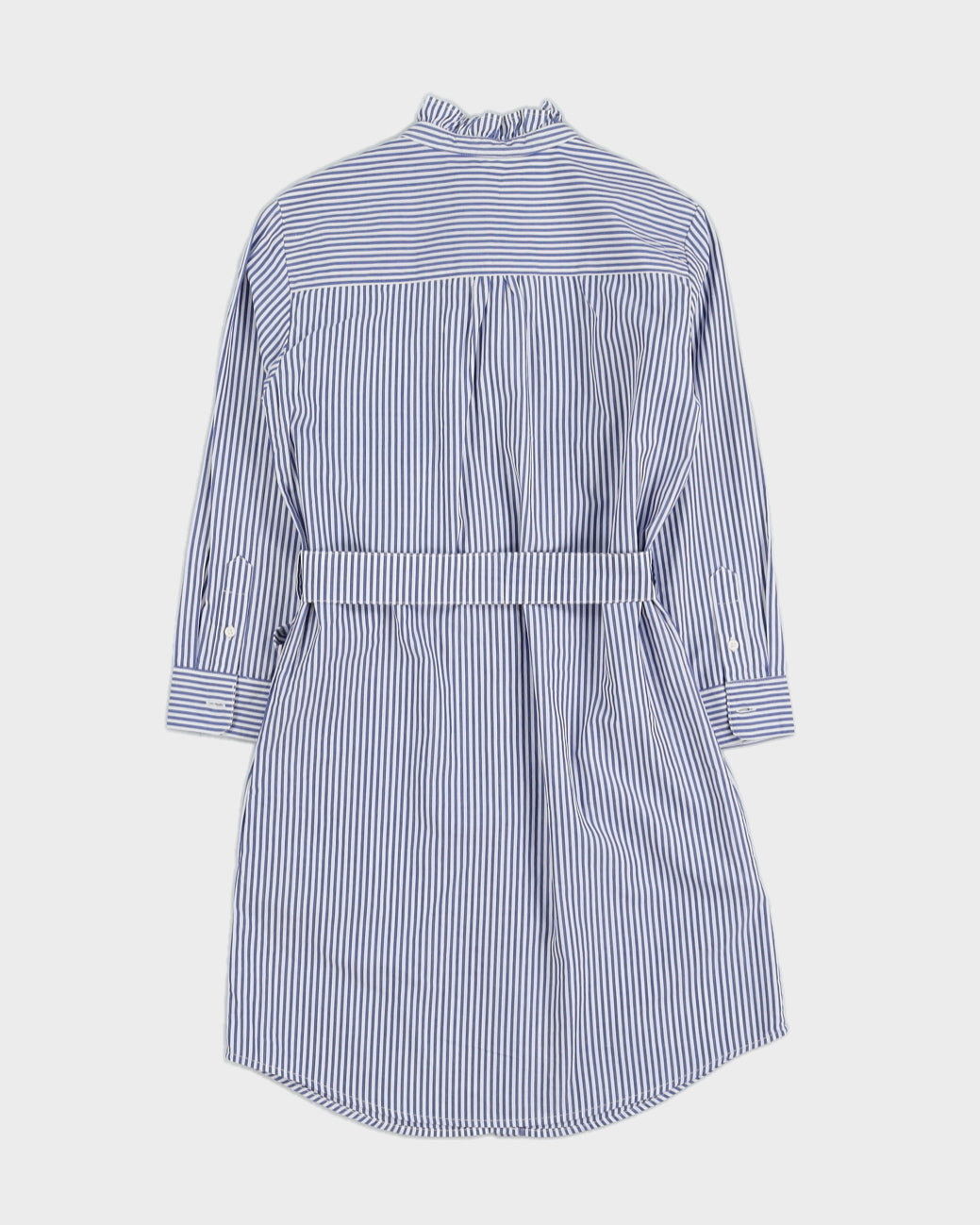 Burberry Blue Striped Shirt Dress - S