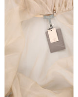 Amoralle Beige Silk Robe Dress - M