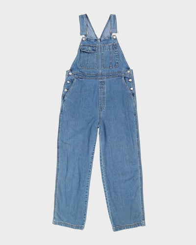 90s Gap Blue Denim Dungarees - M