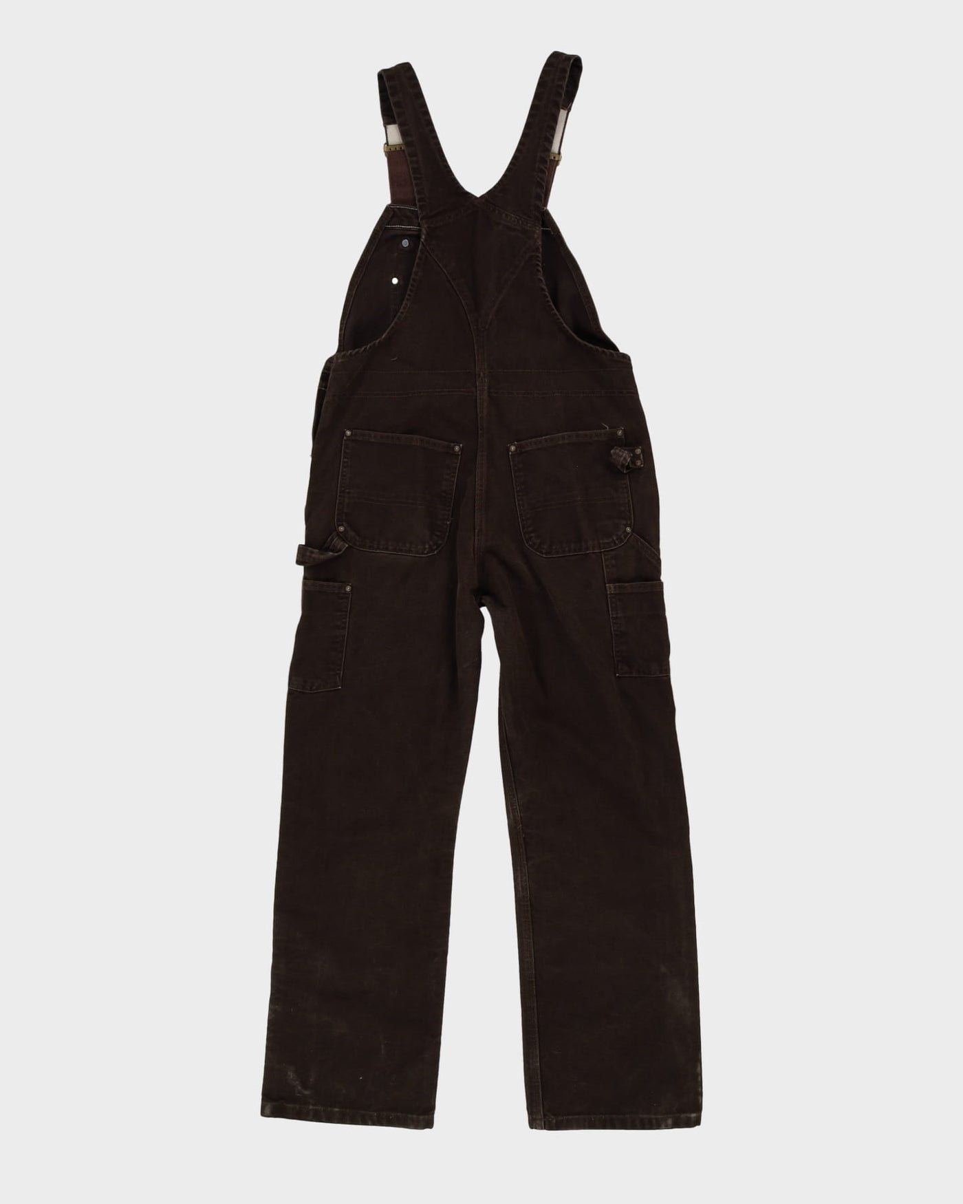 Vintage 90s Carhartt Brown Double Knee Dungarees - W36 L32