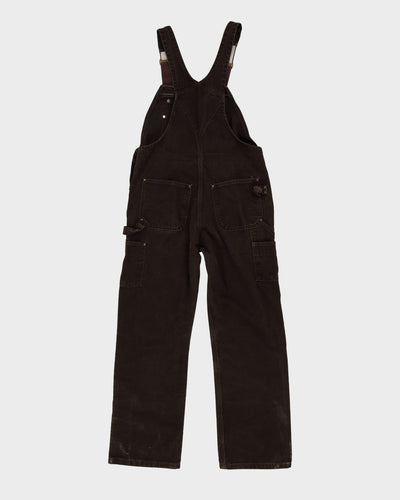 Vintage 90s Carhartt Brown Double Knee Dungarees - W36 L32