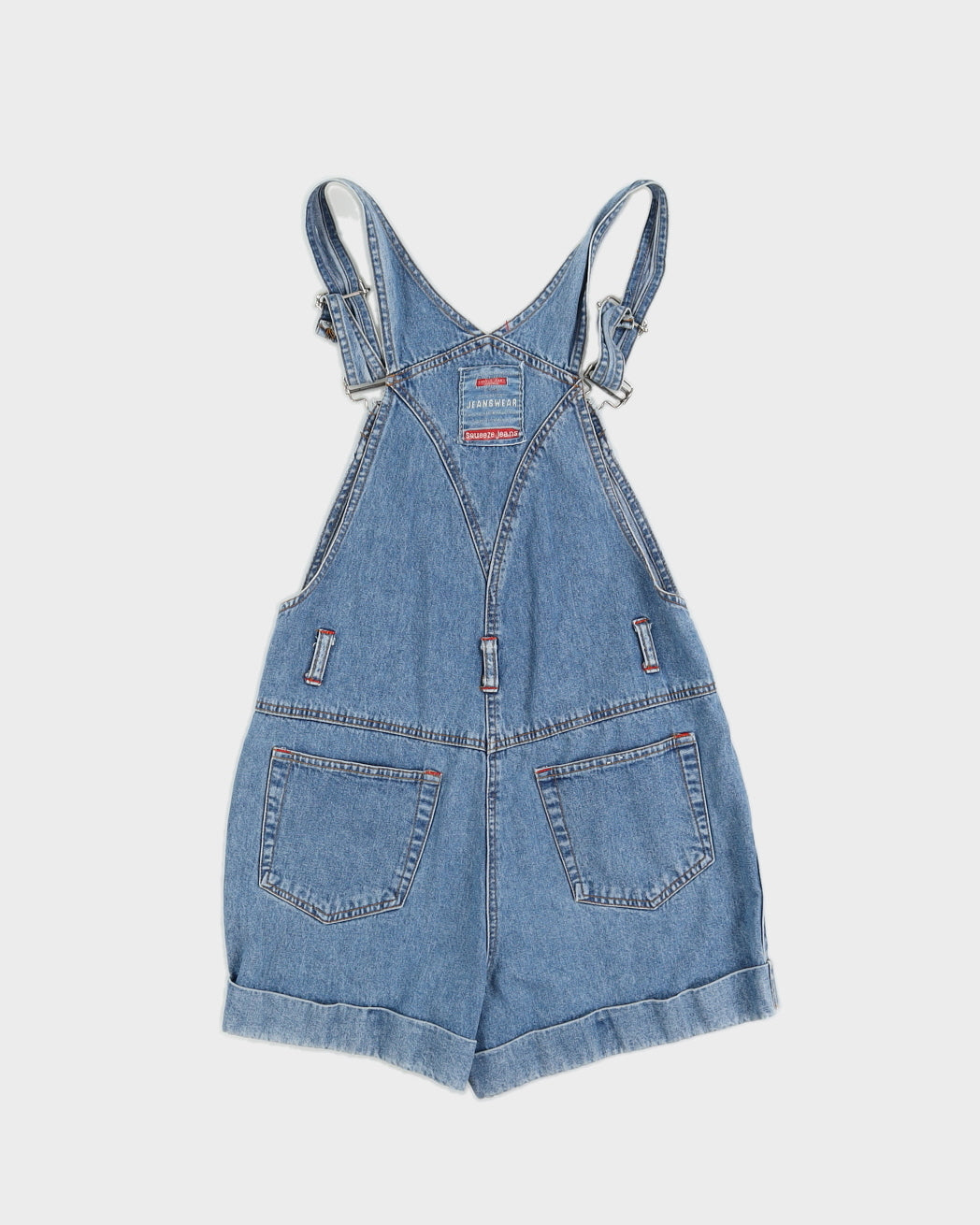 Vintage 90s Squeeze Jeans Denim Dungarees - XS
