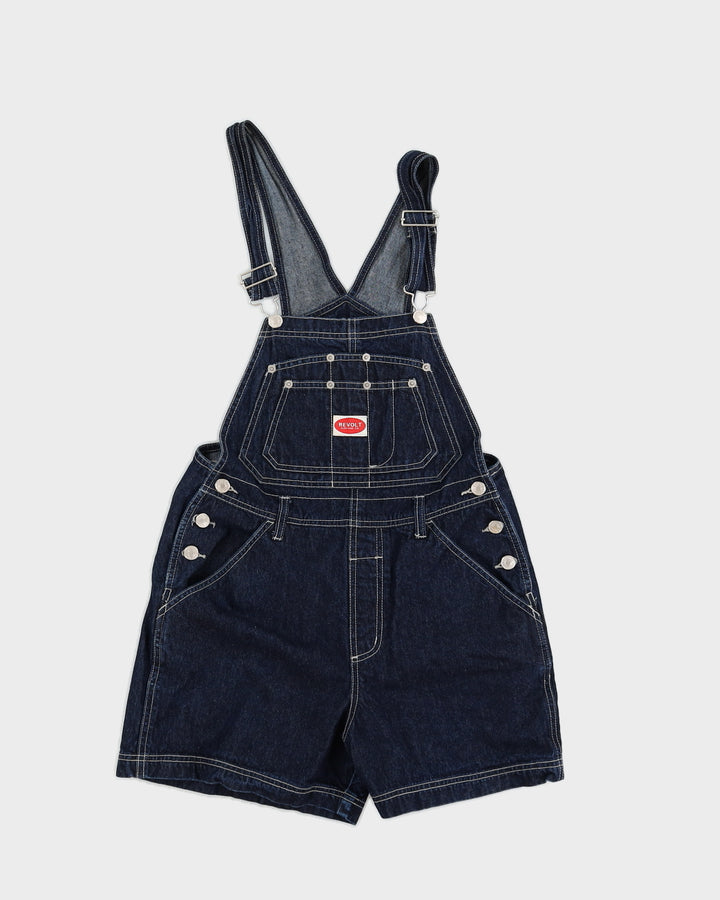 Vintage 90s Revolt Clothing Denim Dungarees - S
