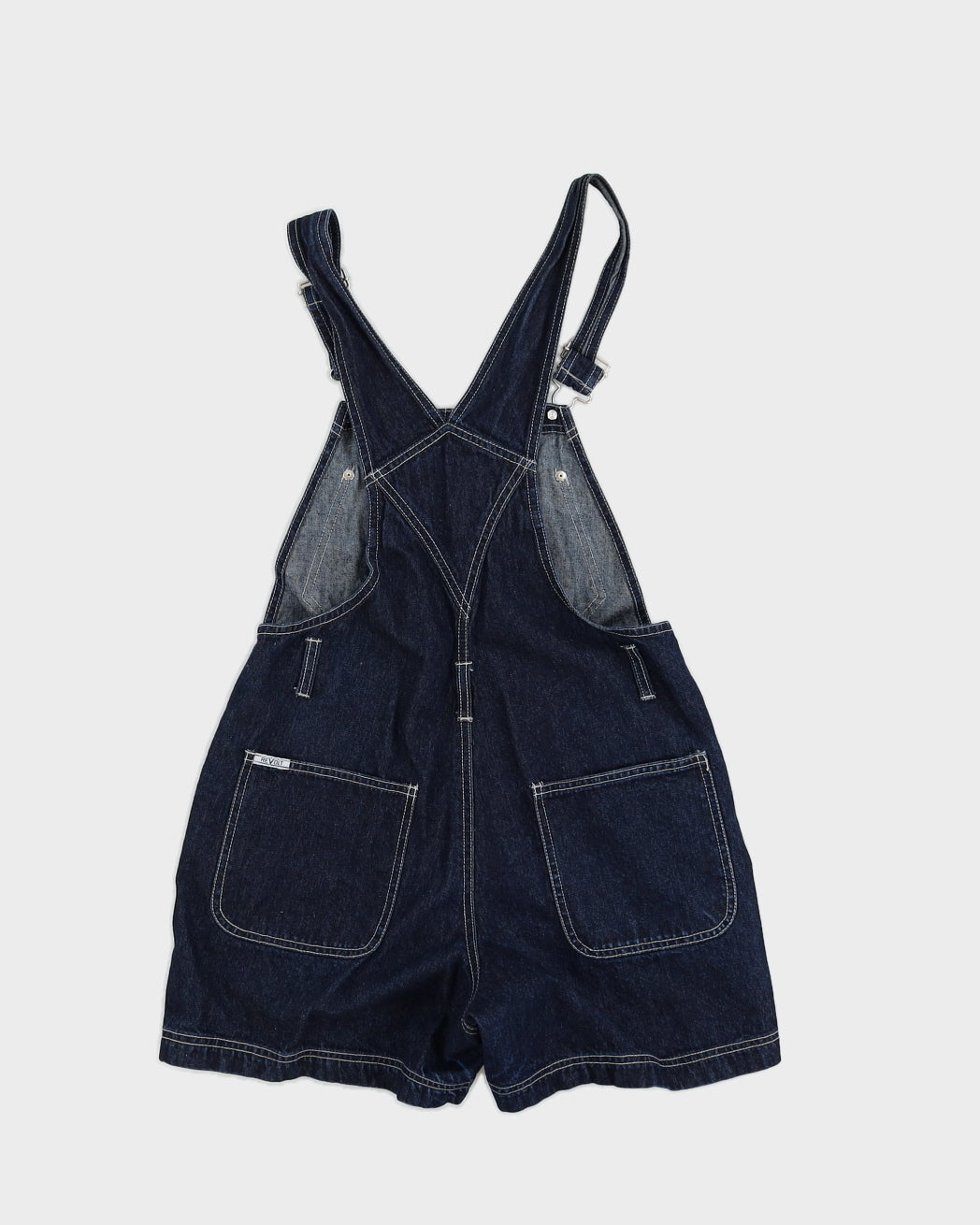 Vintage 90s Revolt Clothing Denim Dungarees - S