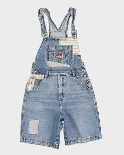 Vintage 90s Trik's Denim Dungarees - S
