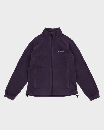 Columbia Purple Full-Zip Fleece - L