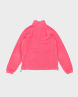 Columbia Pink Full-Zip Fleece - M