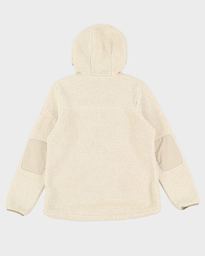 The North Face Cream Half-Zip Fleece - L
