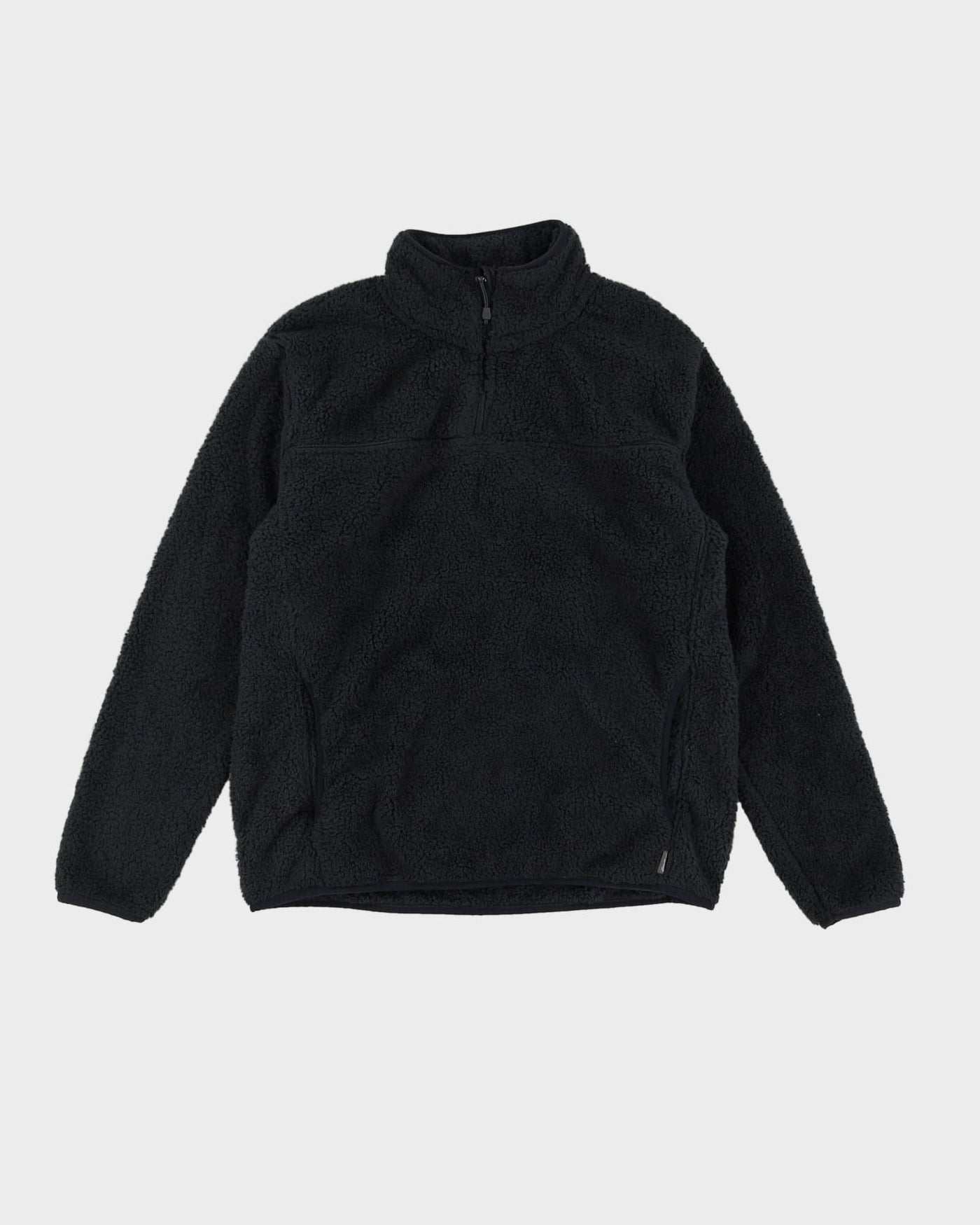 Vintage 90s Eddie Bauer Dark Grey Quarter-Zip Fleece - M