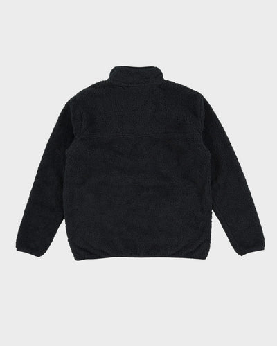 Vintage 90s Eddie Bauer Dark Grey Quarter-Zip Fleece - M