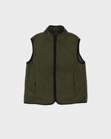 Vintage 90s Kangol Green Bodywarmer / Sleeveless Fleece - M