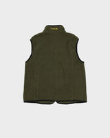 Vintage 90s Kangol Green Bodywarmer / Sleeveless Fleece - M