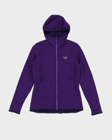 Arc'Teryx Purple Full-Zip Fleece - S