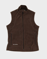 Columbia Brown Sleeveless Fleece - S