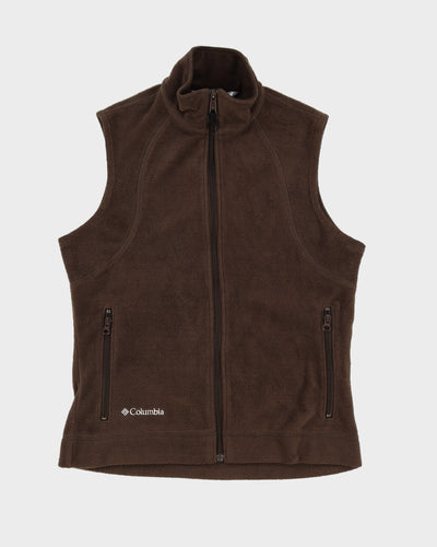 Columbia Brown Sleeveless Fleece - S