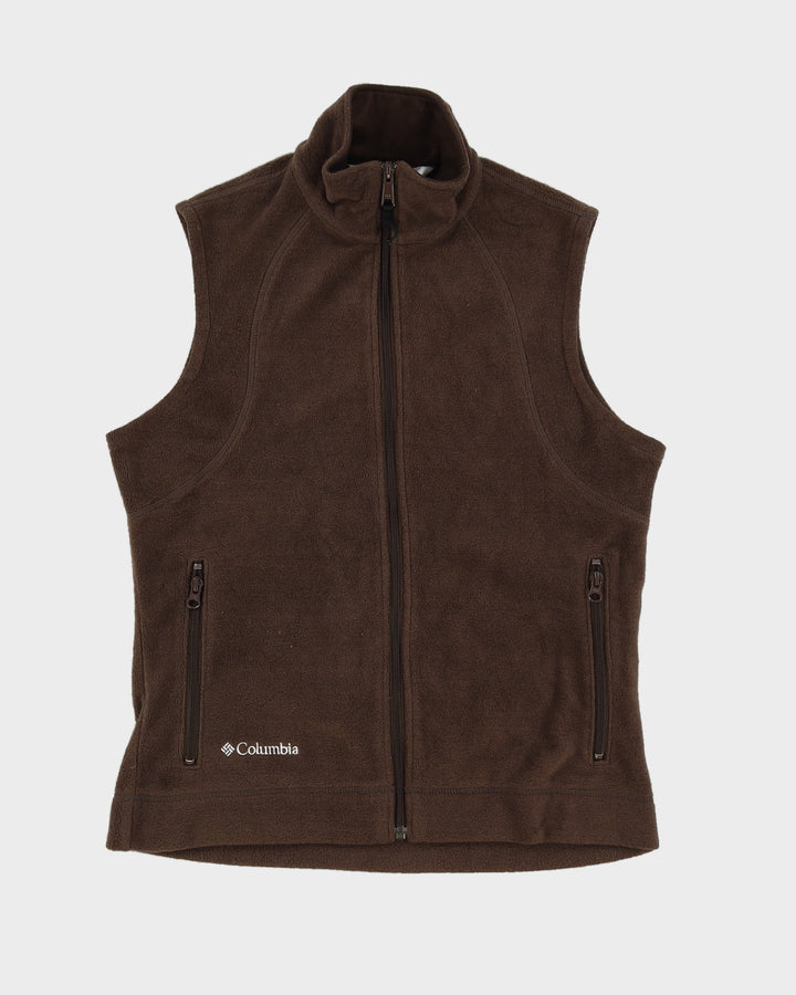 Columbia Brown Sleeveless Fleece - S