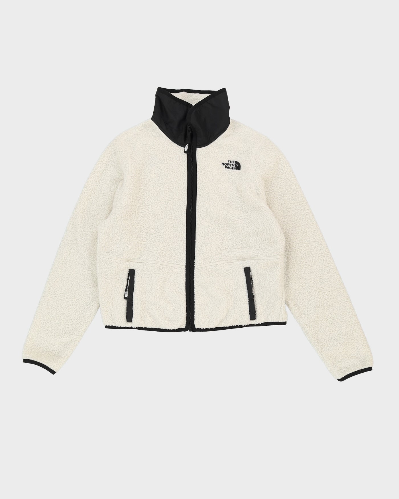 The North Face White Fleece Jacket - S
