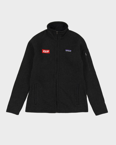 Patagonia Black Full-Zip Fleece Deadstock With Tags - XS