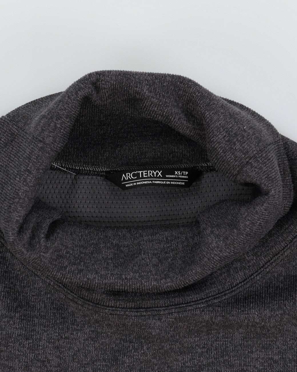 Arc'teryx Grey High Neck Fleece - XS