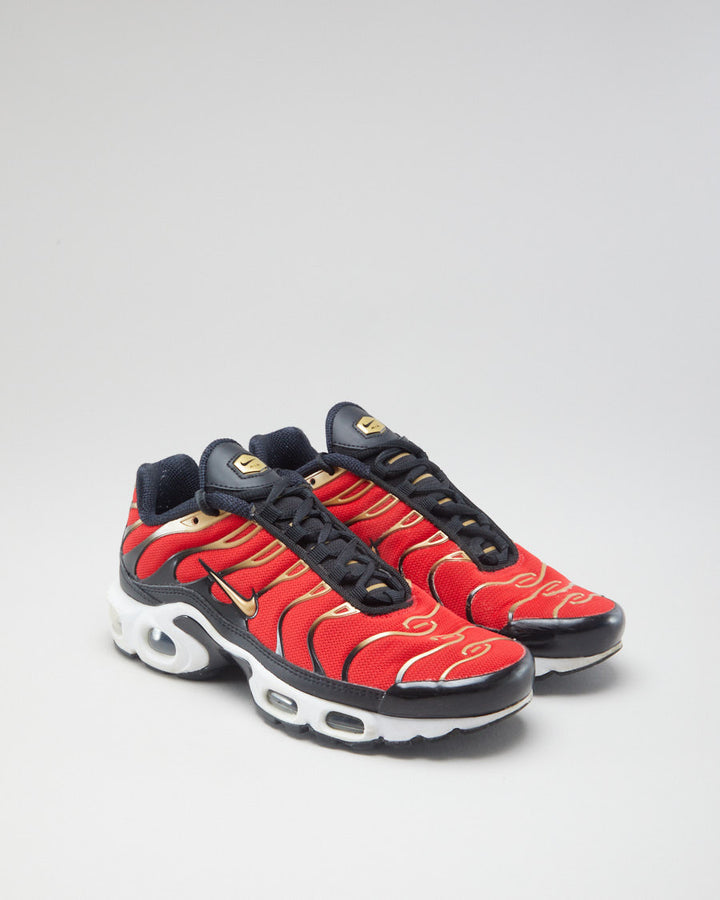 Nike Tn Air Max Red Trainers - Womens UK 5