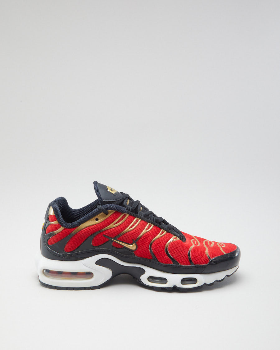 Nike Tn Air Max Red Trainers - Womens UK 5