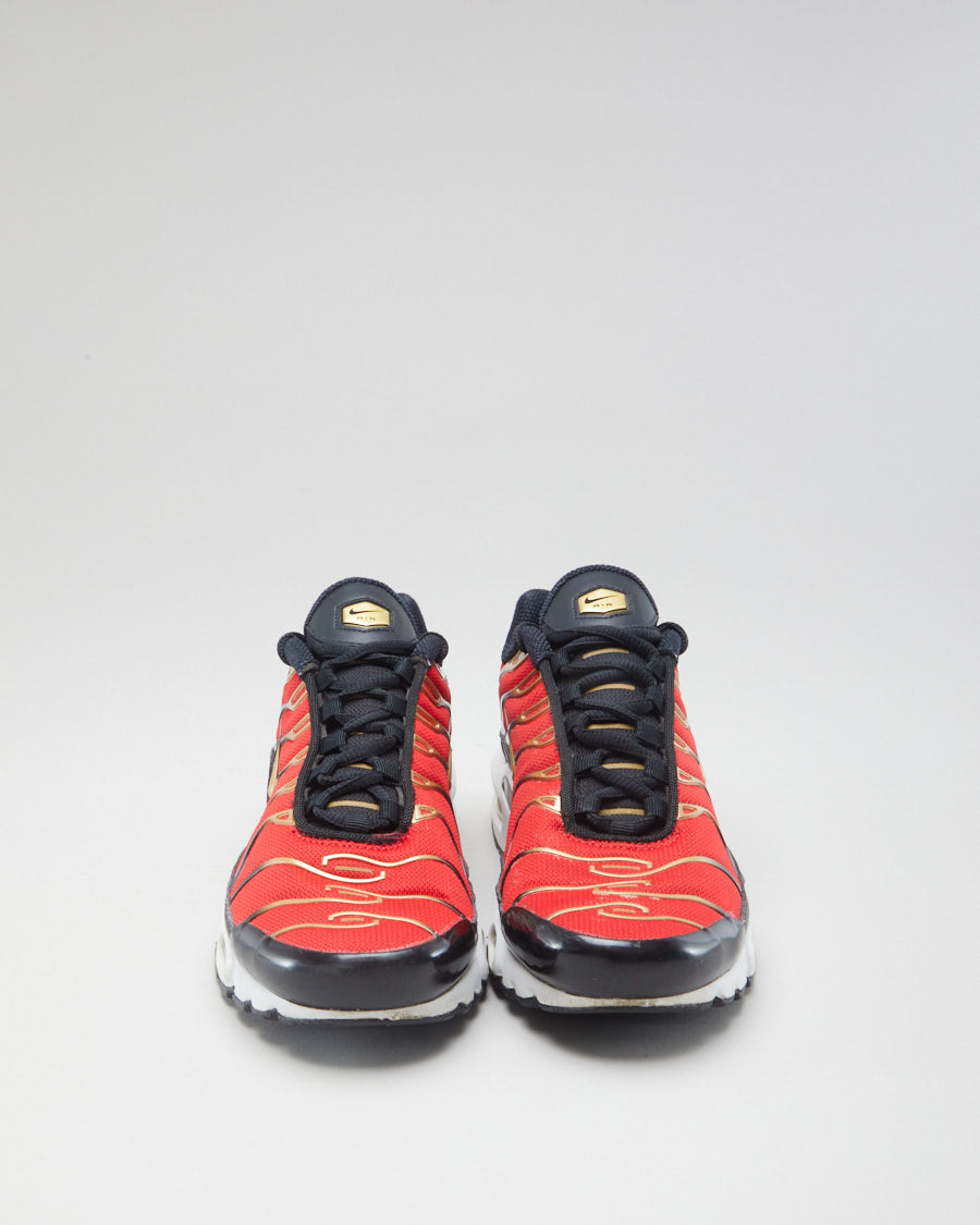 Nike Tn Air Max Red Trainers - Womens UK 5