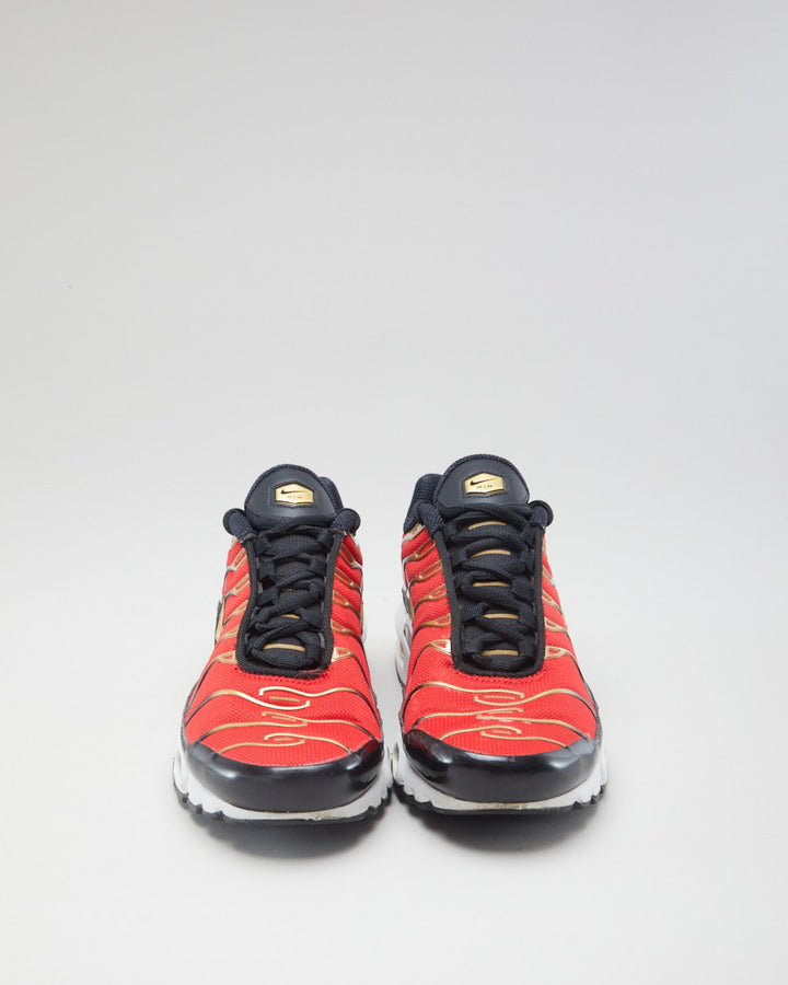 Nike Tn Air Max Red Trainers - Womens UK 5