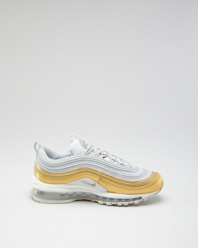Nike Air Max 97 Golden / White Trainers - Womens UK 5