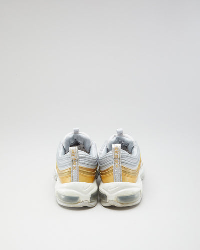 Nike Air Max 97 Golden / White Trainers - Womens UK 5