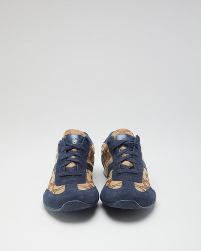 Coach Blue Patterned Trainers Deadstock With Tags - Womens UK 4.5