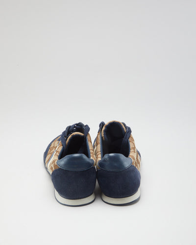 Coach Blue Patterned Trainers Deadstock With Tags - Womens UK 4.5