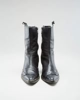 00s Harley Davidson Black Boots - Womens UK 7