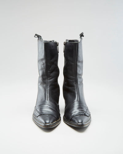 00s Harley Davidson Black Boots - Womens UK 7