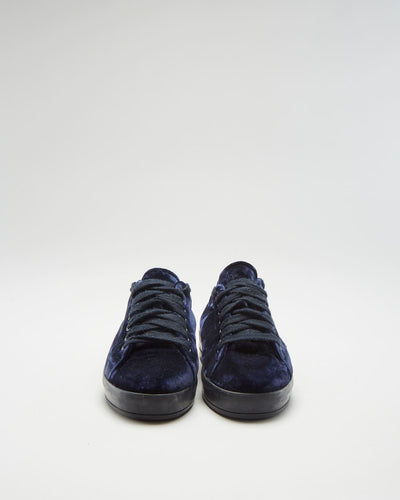 Prada Velvet Blue Trainers - Womens UK 3.5