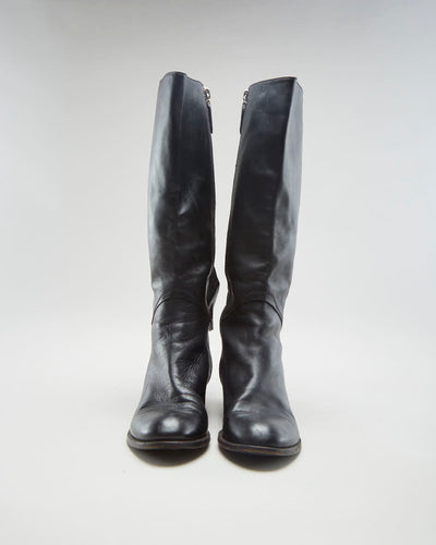 Valentino Garavani Black High Boots - Womens UK 5