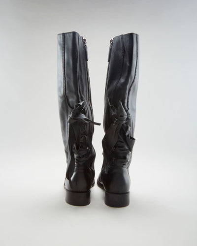 Valentino Garavani Black High Boots - Womens UK 5