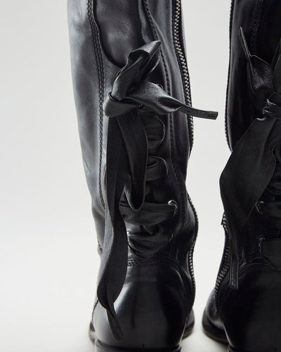 Valentino Garavani Black High Boots - Womens UK 5