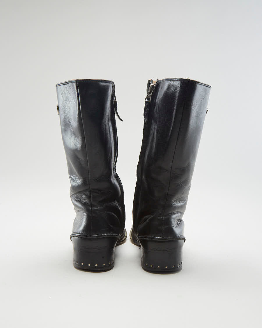 00s Harley Davidson Black Boots - Womens UK4