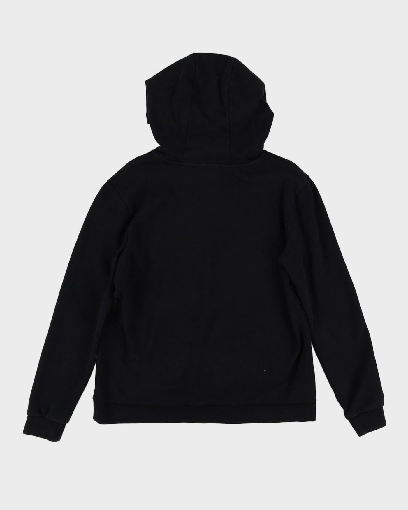 Karl Lagerfield Cartoon Graphic Black Hoodie - L