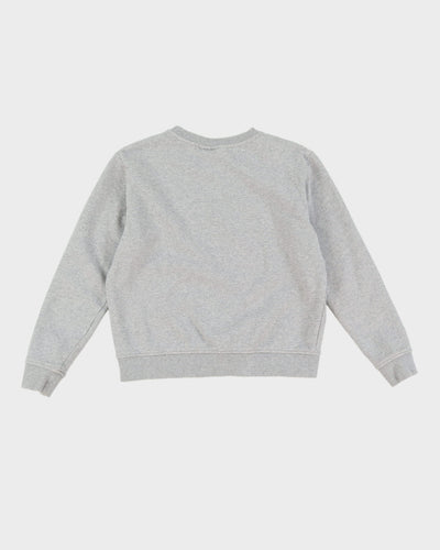 FILA Grey Cropped Sweatshirt - M