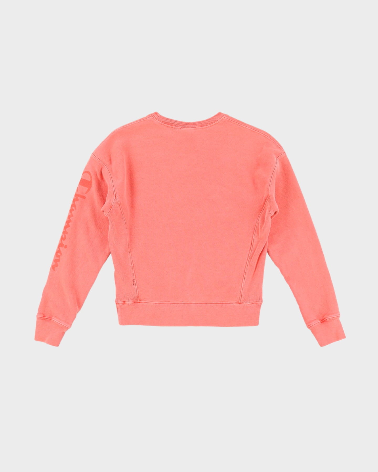 Champion Pastel Orange Cropped Sweatshirt - XS