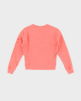 Champion Pastel Orange Cropped Sweatshirt - XS