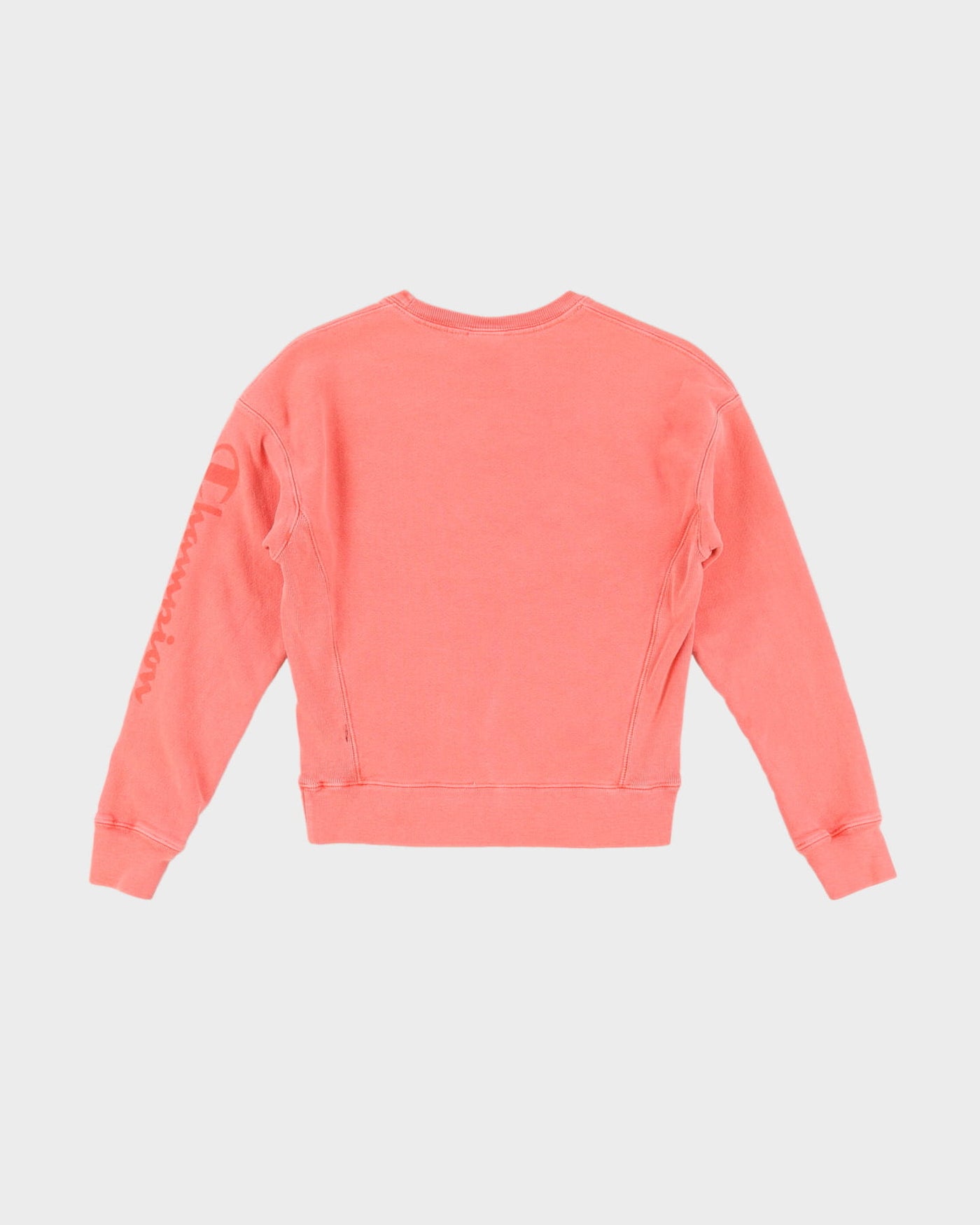 Champion Pastel Orange Cropped Sweatshirt - XS