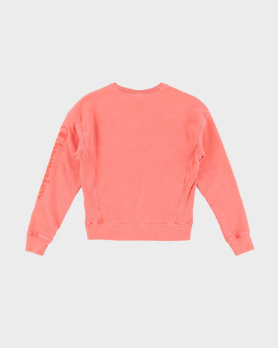 Champion Pastel Orange Cropped Sweatshirt - XS